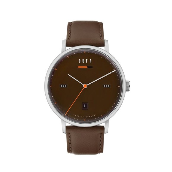 Dufa Aalto Power Reserve Automatic Cognac Brown - Picture 1 of 4